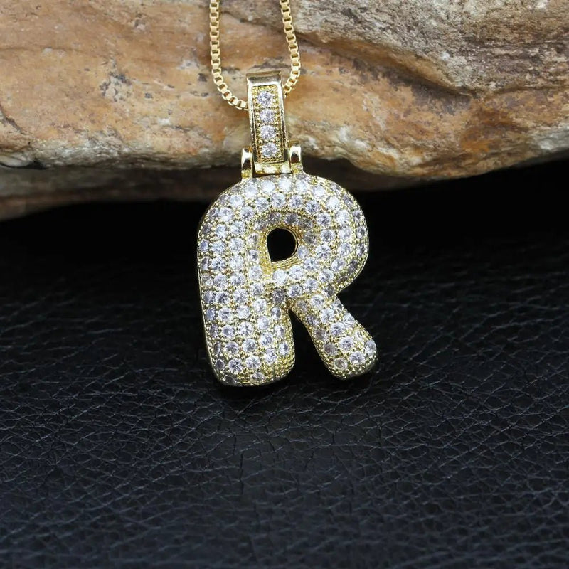 INITIAL BUBBLE NECKLACE - Ermoleve