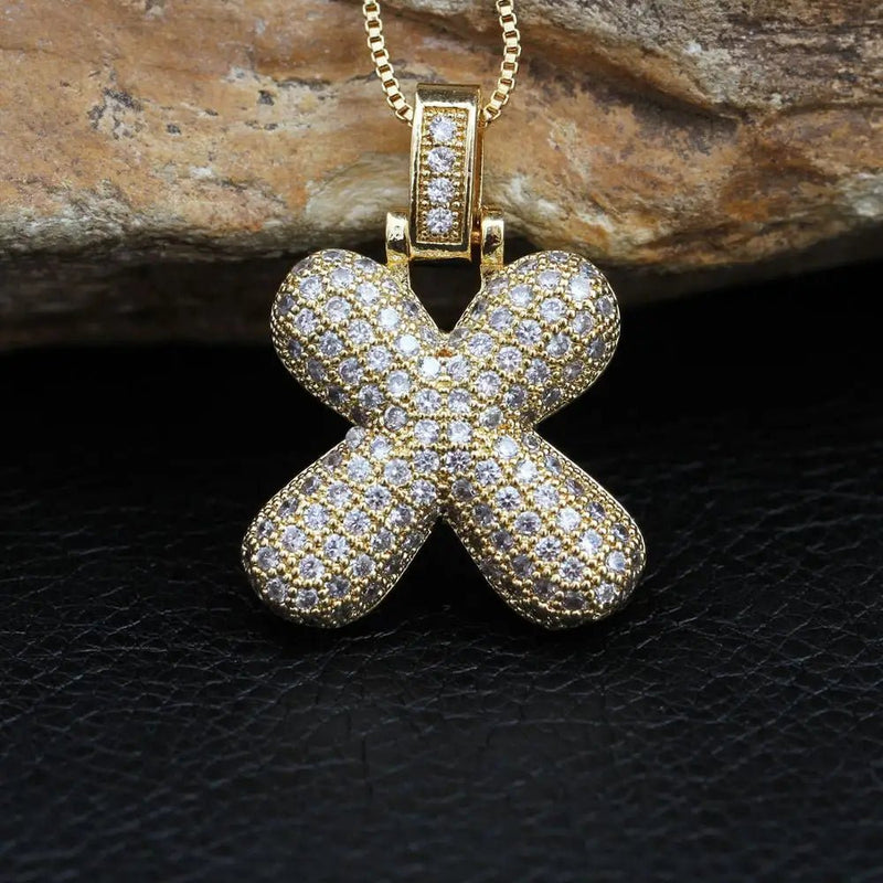 INITIAL BUBBLE NECKLACE - Ermoleve