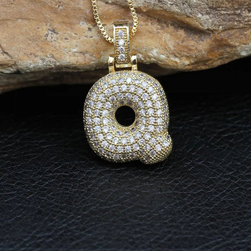 INITIAL BUBBLE NECKLACE - Ermoleve