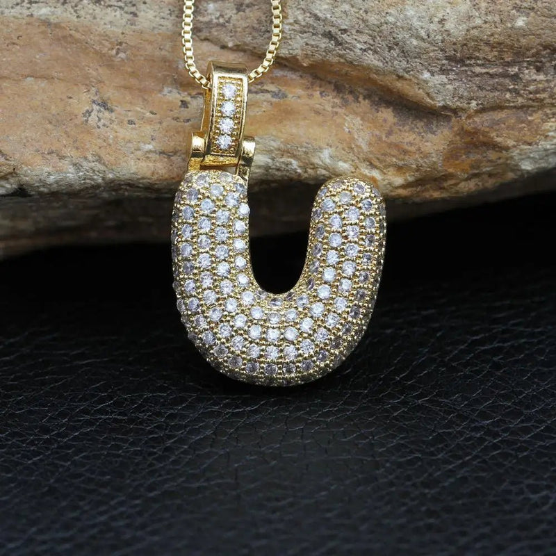 INITIAL BUBBLE NECKLACE - Ermoleve