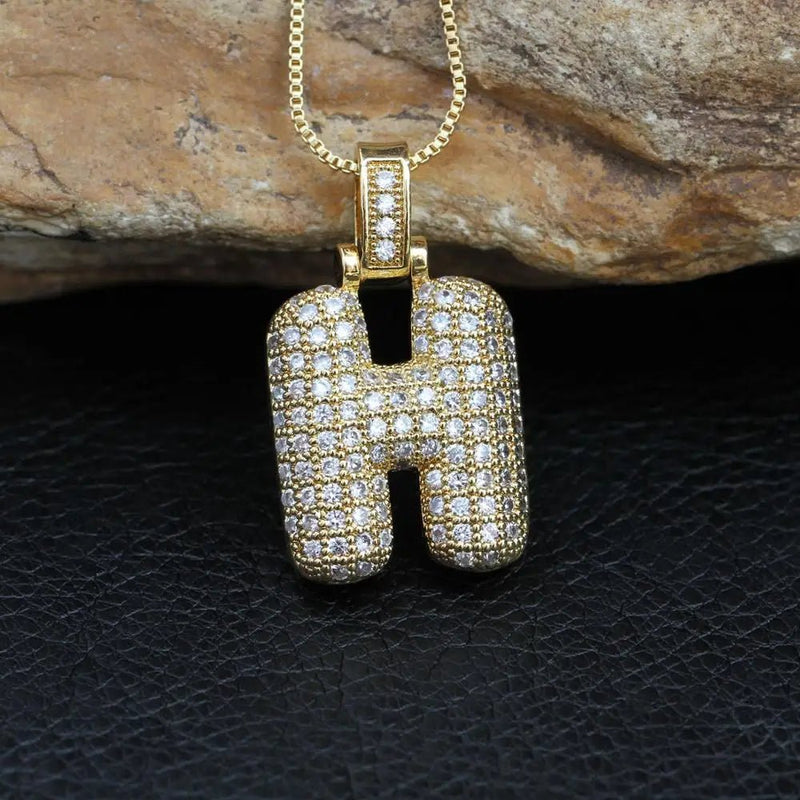 INITIAL BUBBLE NECKLACE - Ermoleve