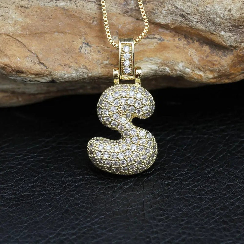 INITIAL BUBBLE NECKLACE - Ermoleve