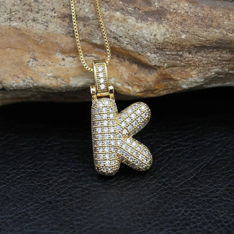 INITIAL BUBBLE NECKLACE - Ermoleve