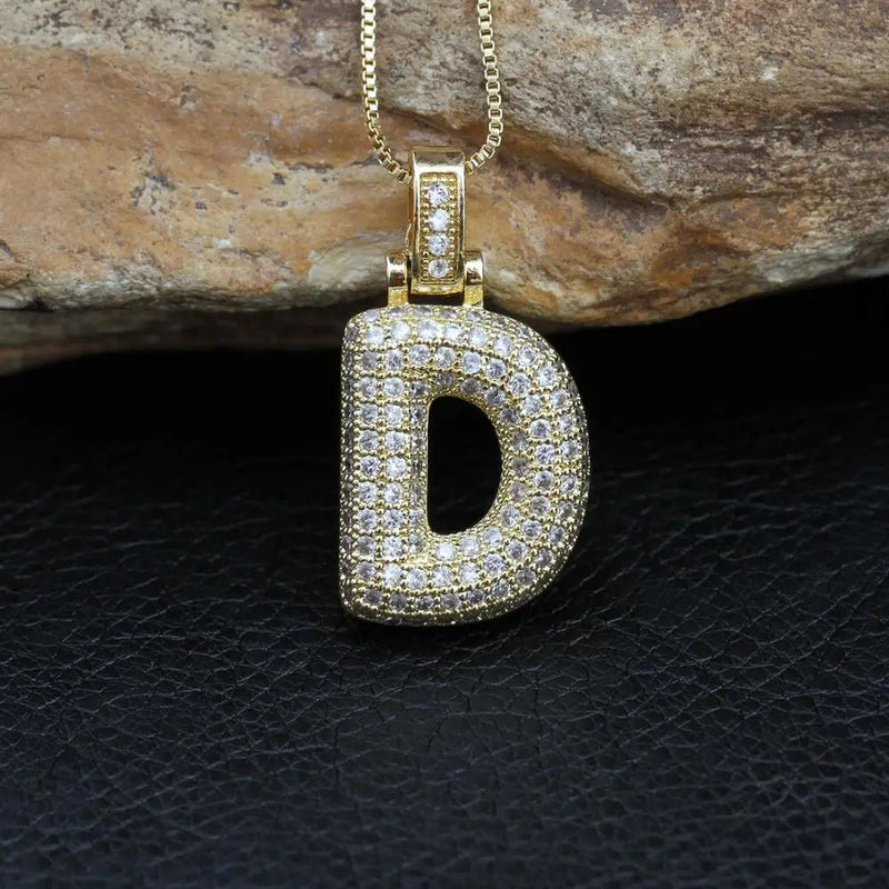 INITIAL BUBBLE NECKLACE - Ermoleve