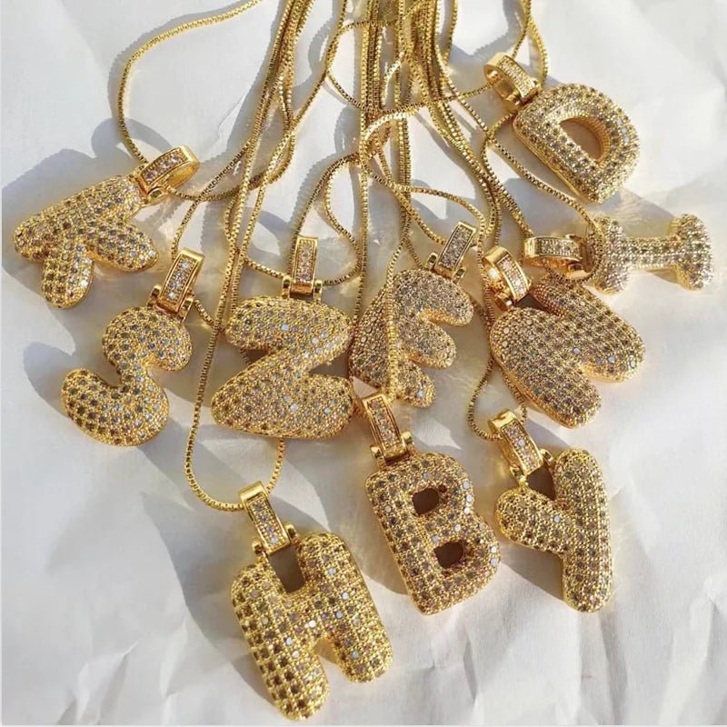 INITIAL BUBBLE NECKLACE - Ermoleve