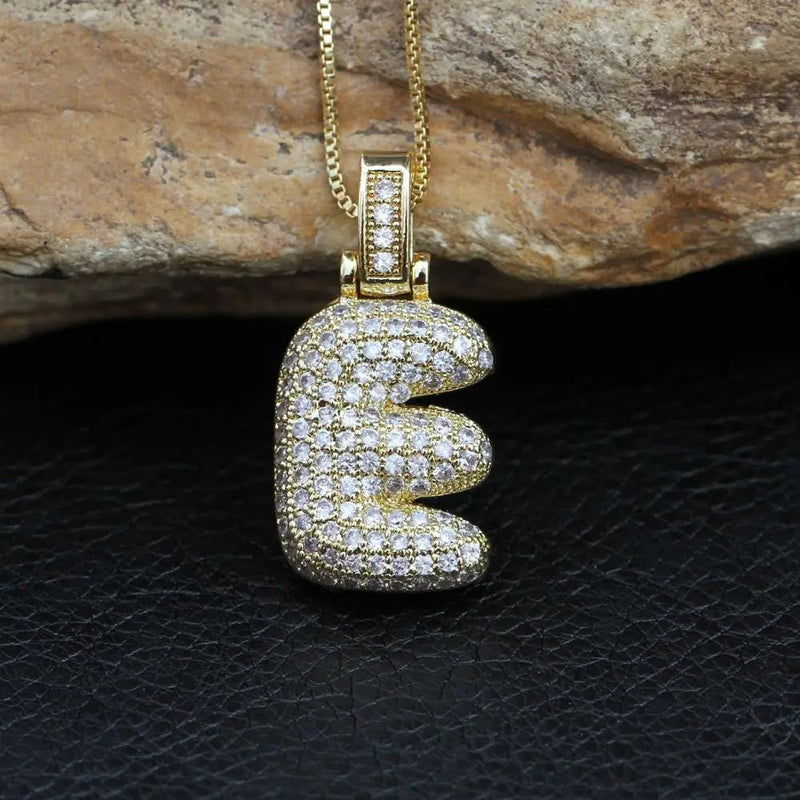 INITIAL BUBBLE NECKLACE - Ermoleve