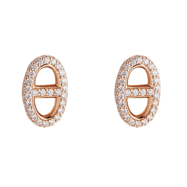 OVAL CRYSTAL EARRINGS - Ermoleve