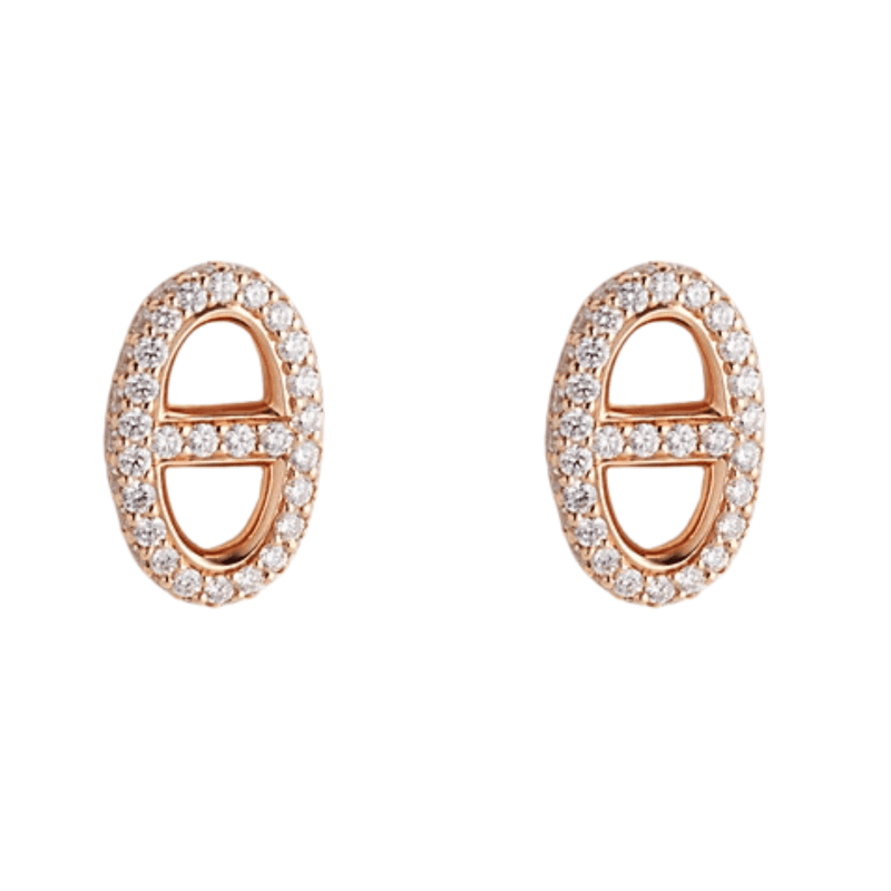 OVAL CRYSTAL EARRINGS - Ermoleve