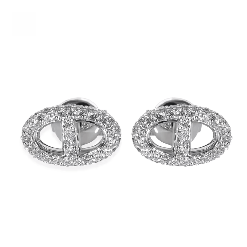 OVAL CRYSTAL EARRINGS - Ermoleve