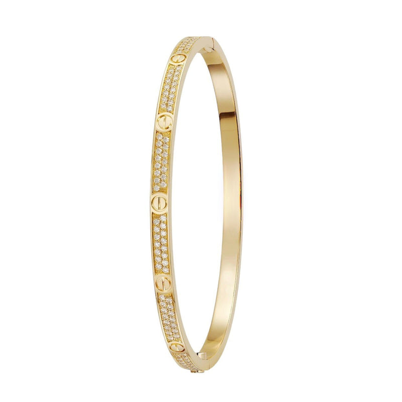 THIN CRYSTAL BANGLE - Ermoleve