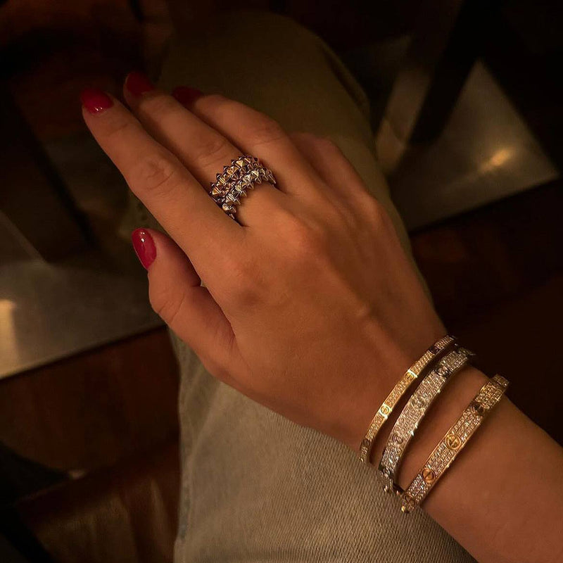 THIN CRYSTAL BANGLE - Ermoleve