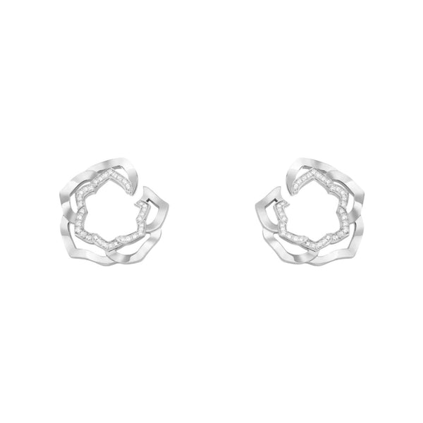 TWISTED CRYSTAL EARRINGS - Ermoleve