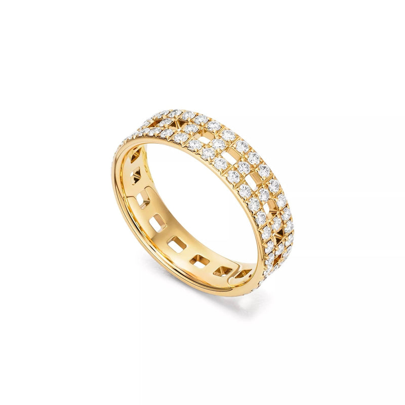 WIDE DOUBLE RING - Ermoleve